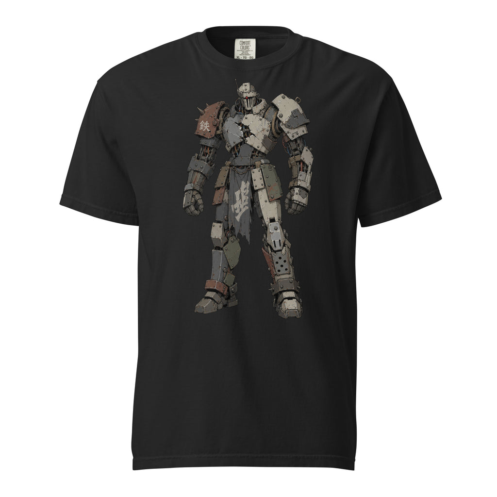 large robot design on the front