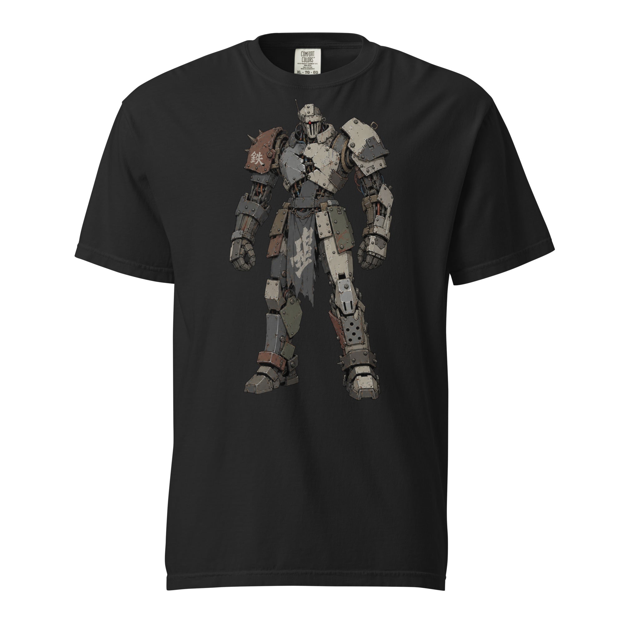 large robot design on the front