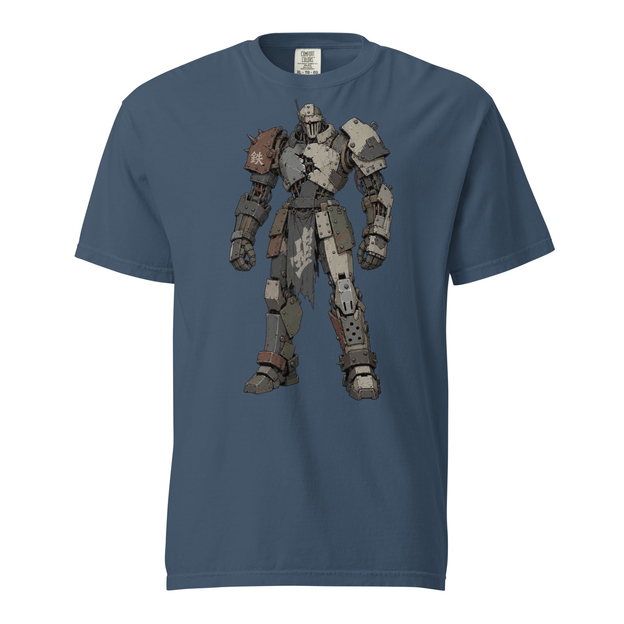 large robot design on the front