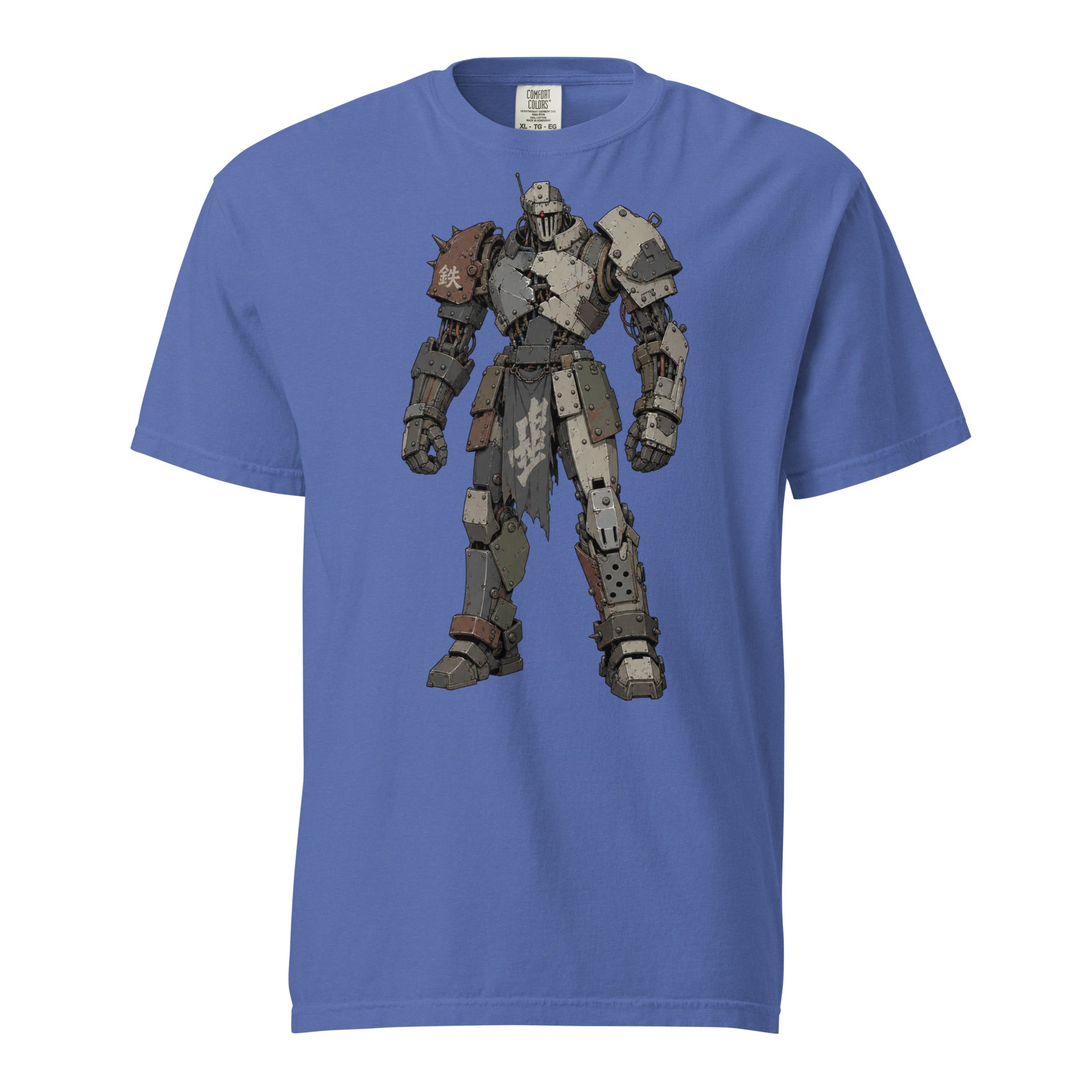 large robot design on the front