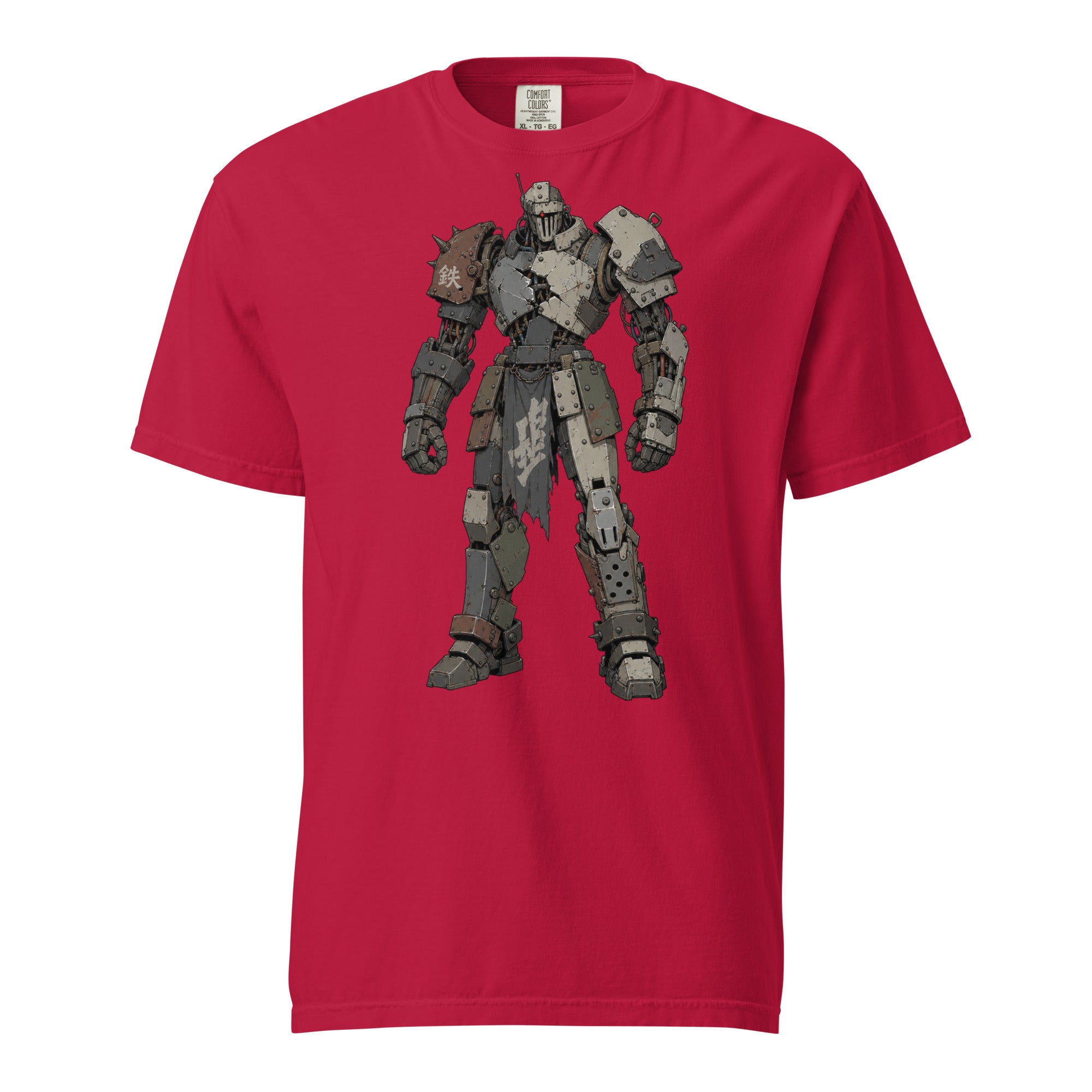 large robot design on the front