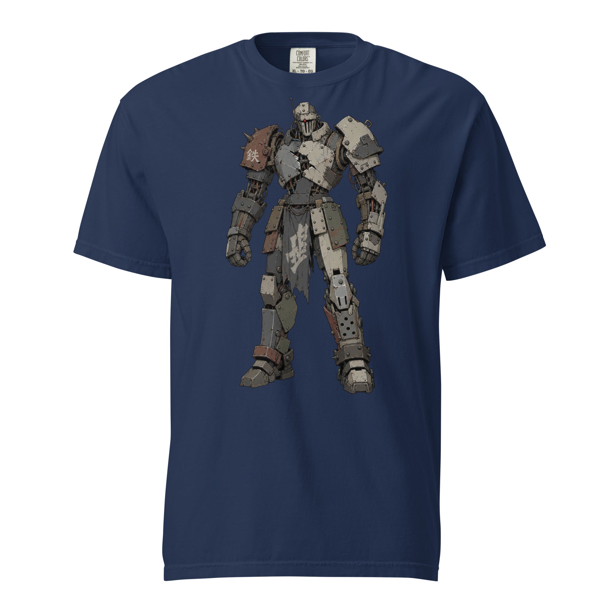large robot design on the front