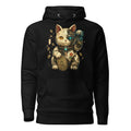 Futuristic Maneki Neko Graphic Hoodie