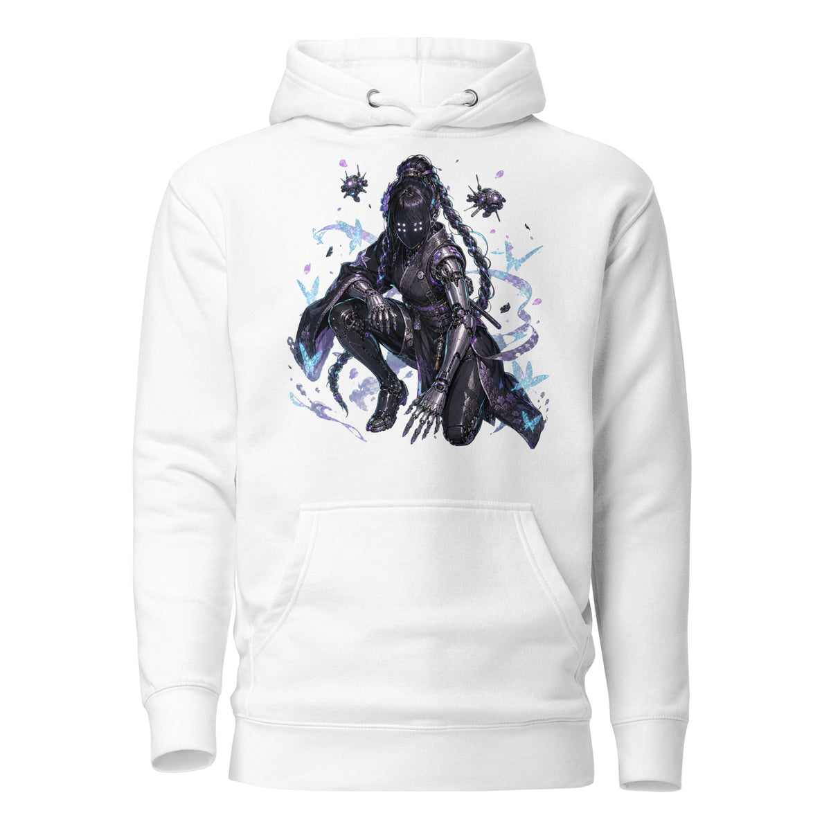 Cyberpunk Female Android Hoodie